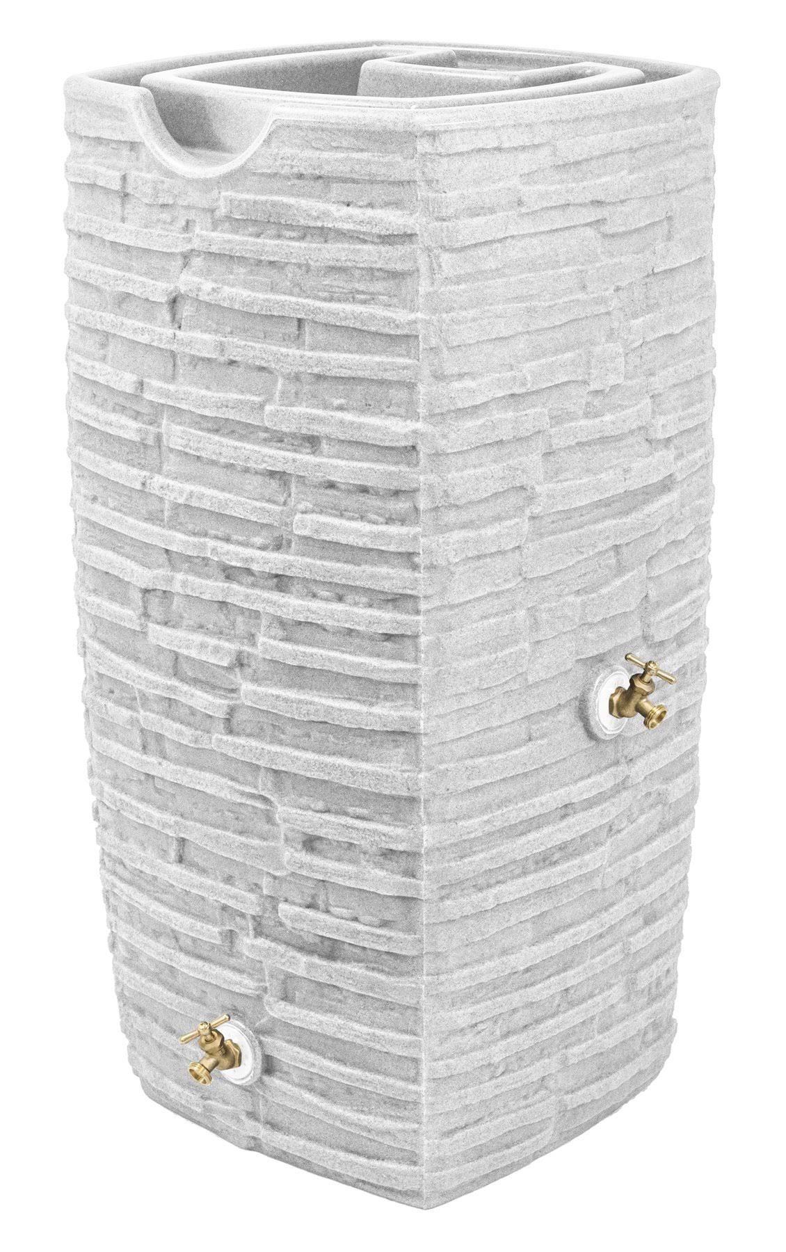 Good Ideas Impressions Riverwalk 50 Gallon Rain Saver Sandstone A761774