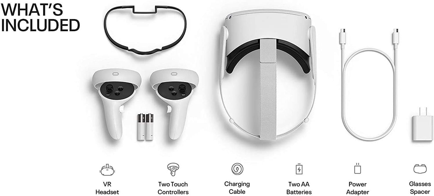 Oculus Quest 2 VR Headset 256GB Set, White C252421