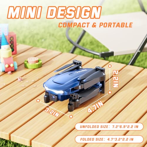 S450 FPV Drone with 1080P Camera for Kids, Mini Foldable RC Quadcopter X918