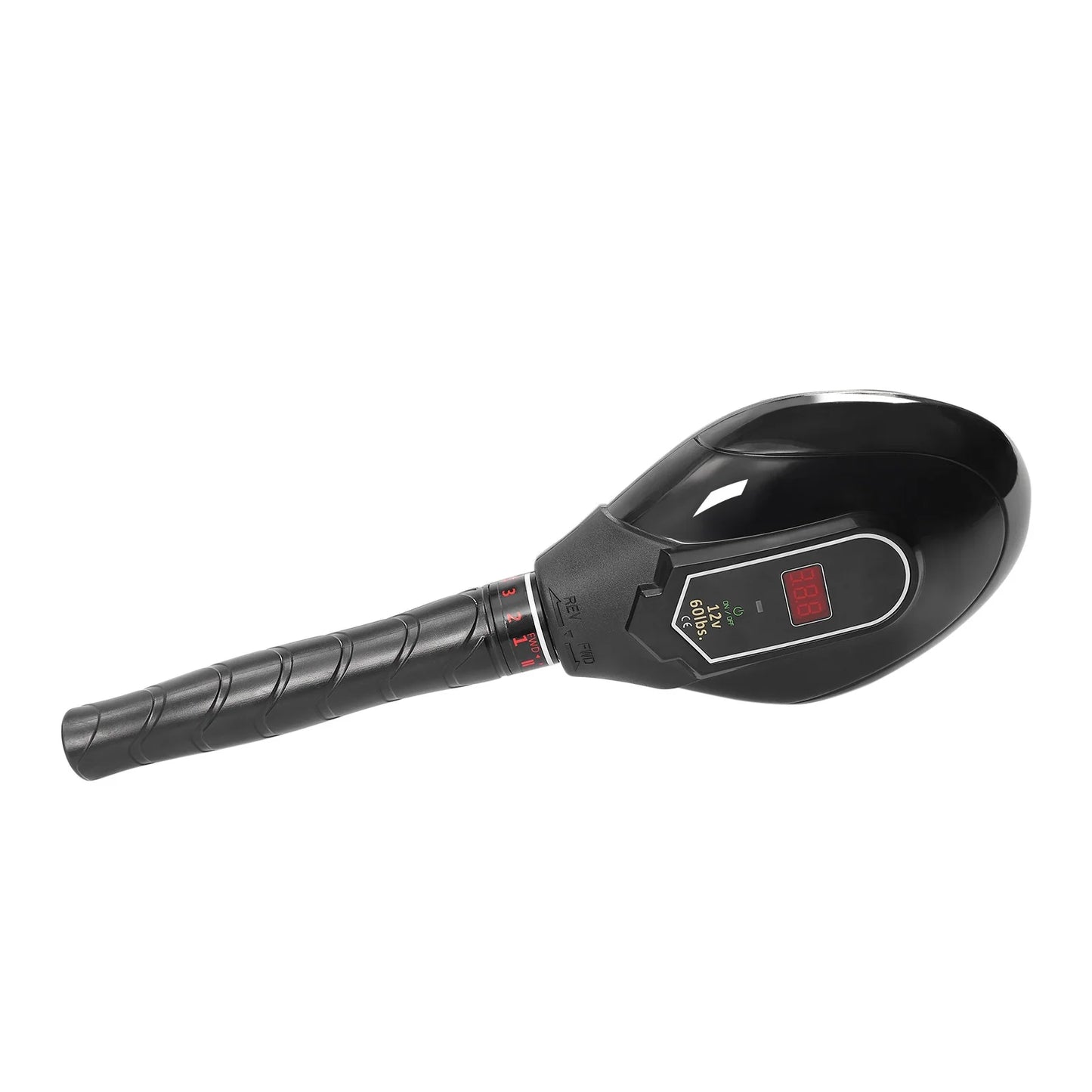 Miumaeov 12V 60lb Electric Trolling Motor with LED Battery Indicator, Transom Mounted S35547