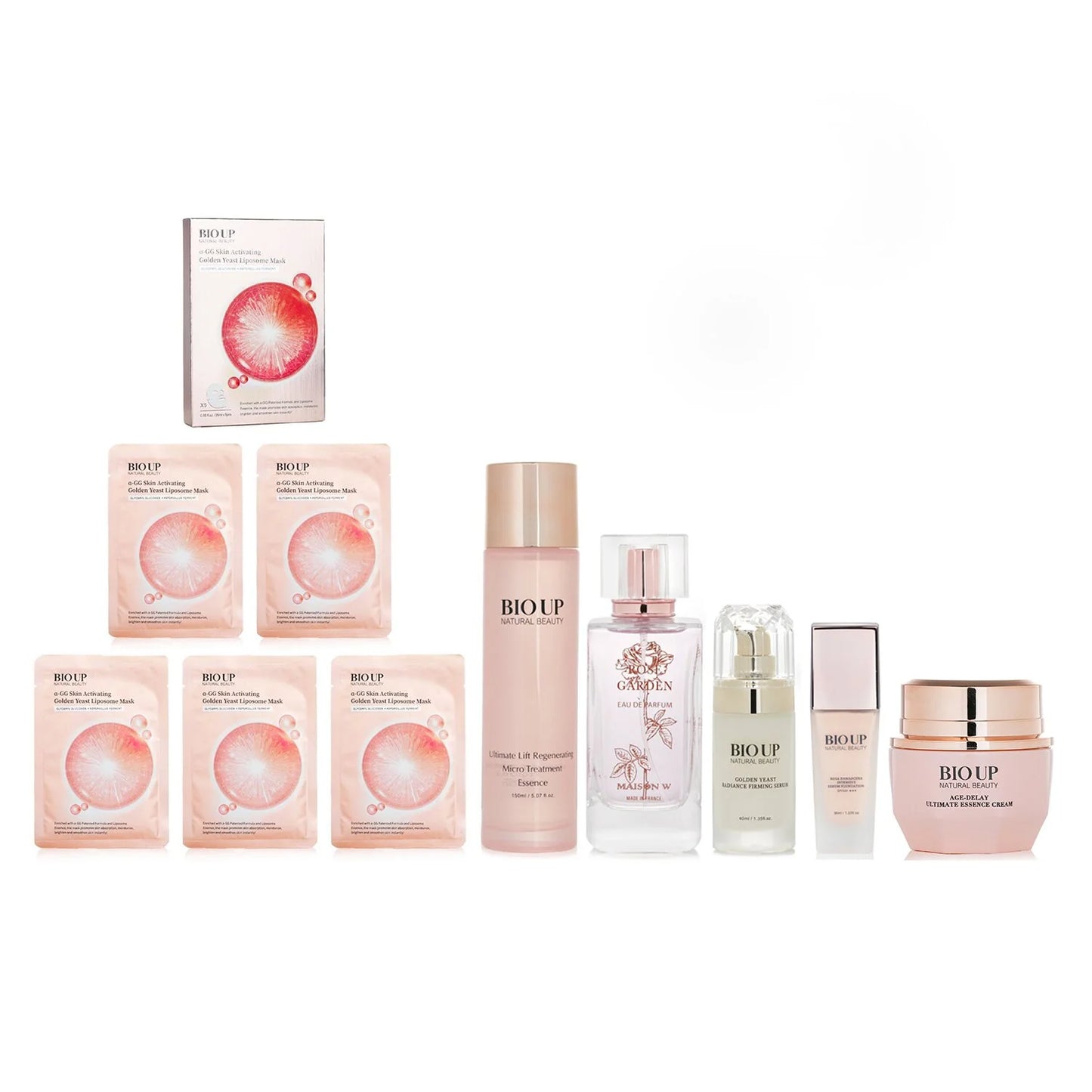 Maison W Maison W Rose Garden & Natural Beauty BIO UP Bundle 6pcs
