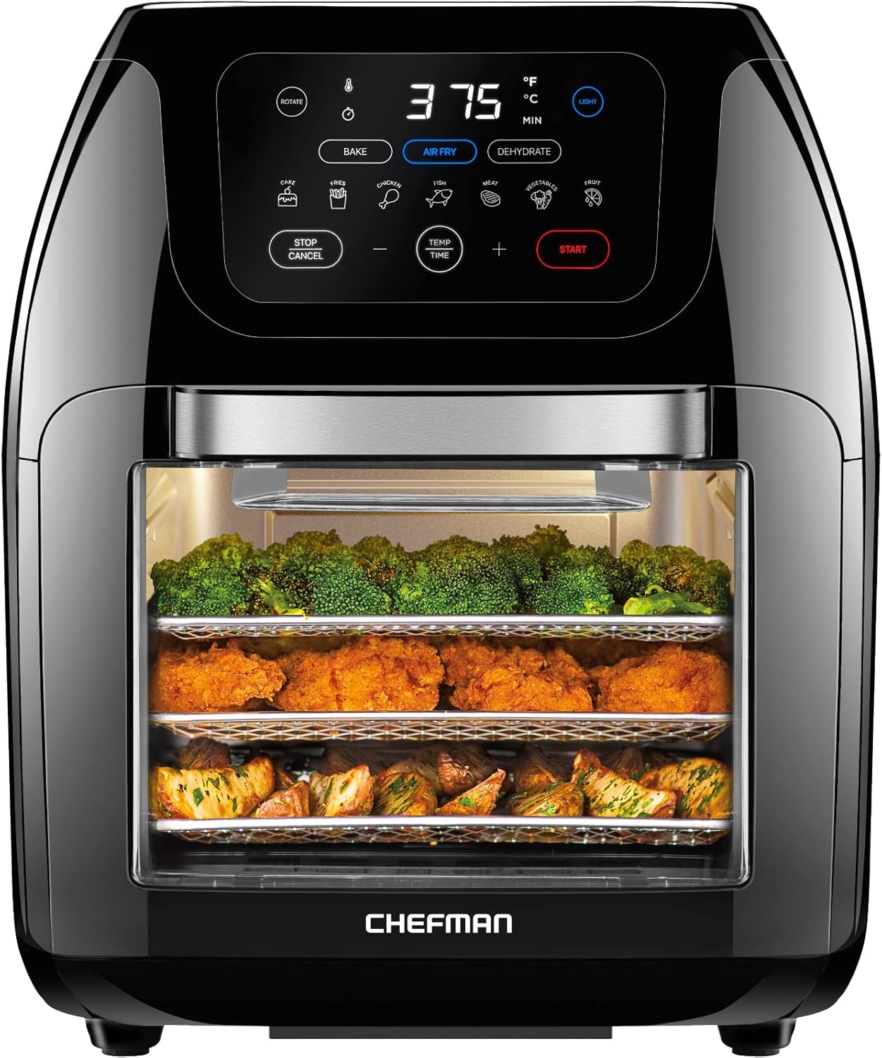 CHEFMAN Air Fryer with Rotisserie and Dehydrator L442959