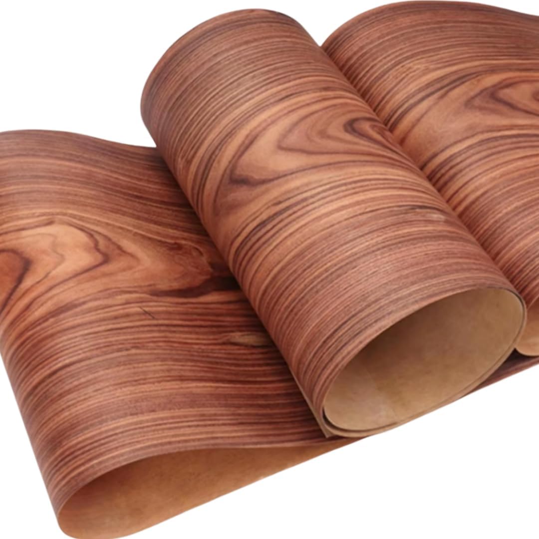 Natural Brazilian Rosewood Veneer Sheets 0.25mm Thick for Furniture and DIY L913663