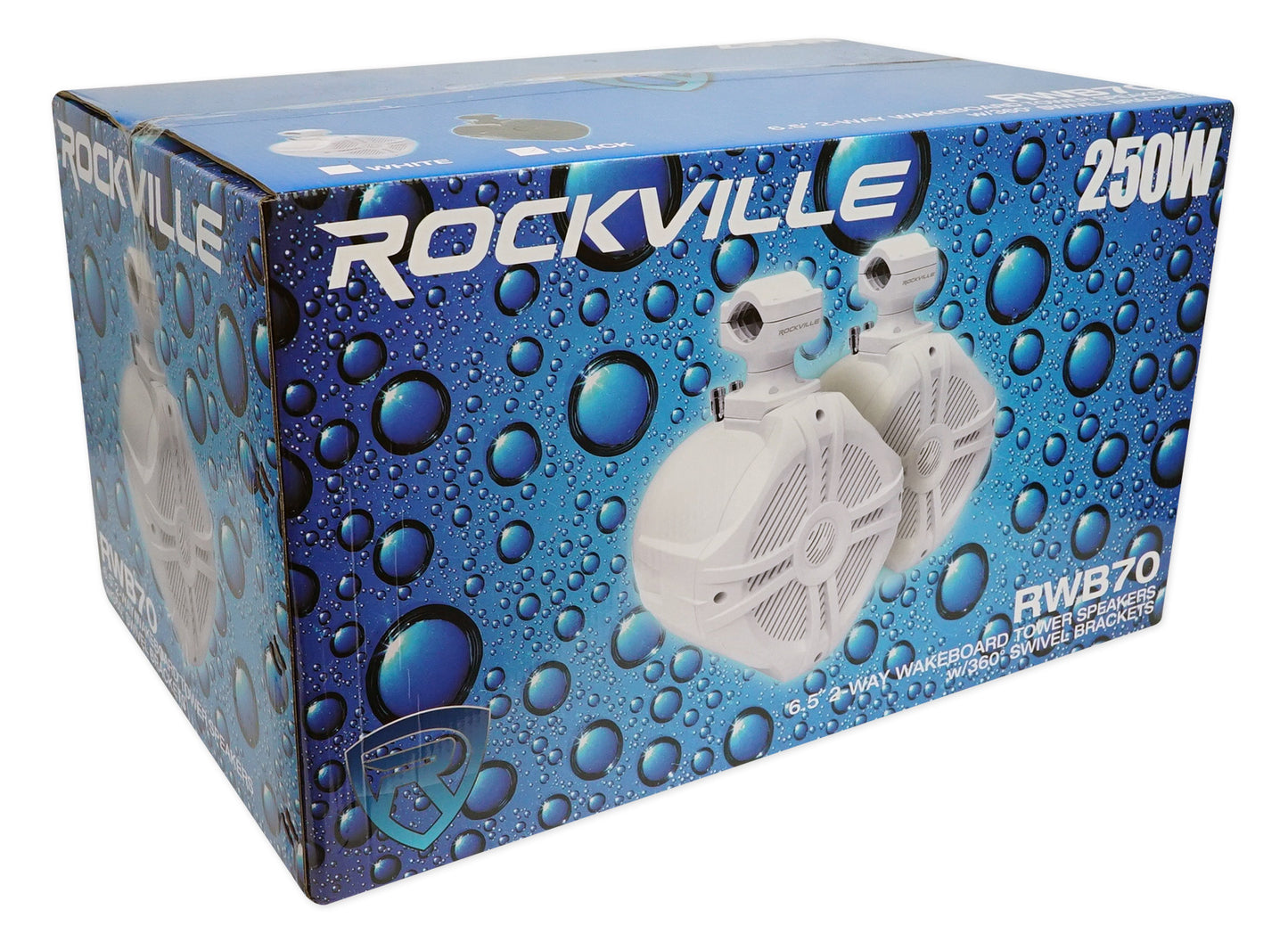 Rockville RWB70B 6.5" Swivel Tower Speakers for John Deere Gator XUV/RSX X10921