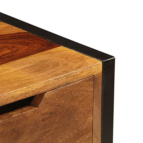 Solid Sheesham Wood Sideboard with 3 Drawers C513