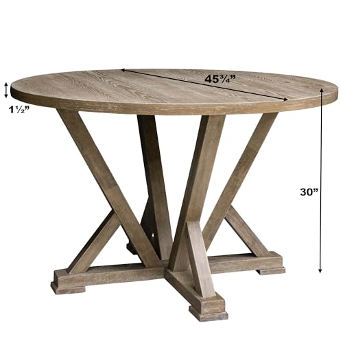Dolonm Square Dining Table, Farmhouse Rustic Look, Light Brown M2473