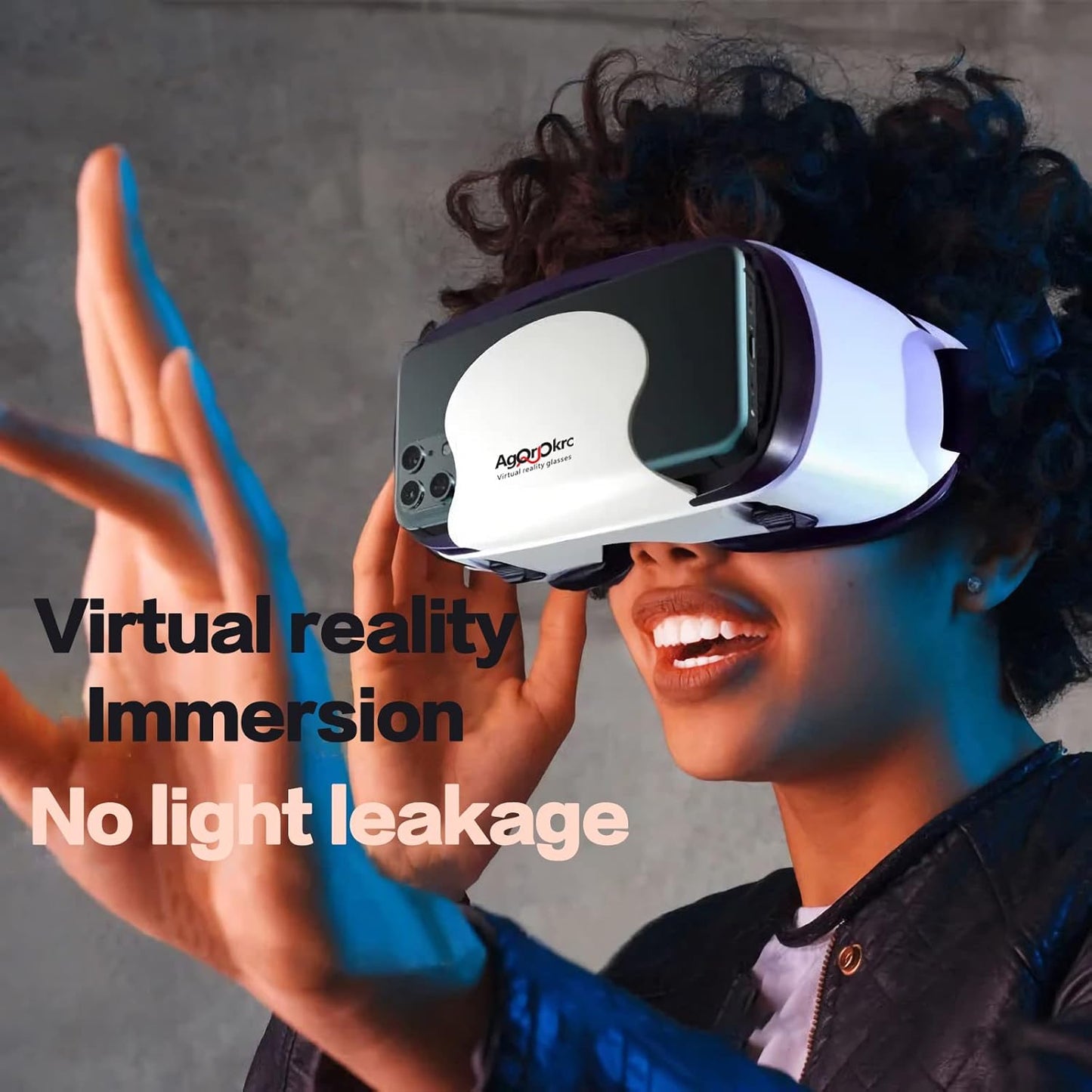 VR Headset with Controller for 5-7 Inch Phones N71359