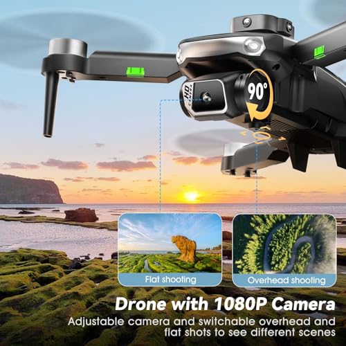 S165max Drone with 1080P HD Camera for Adults, Brushless Motor, Foldable FPV Drone Z89131