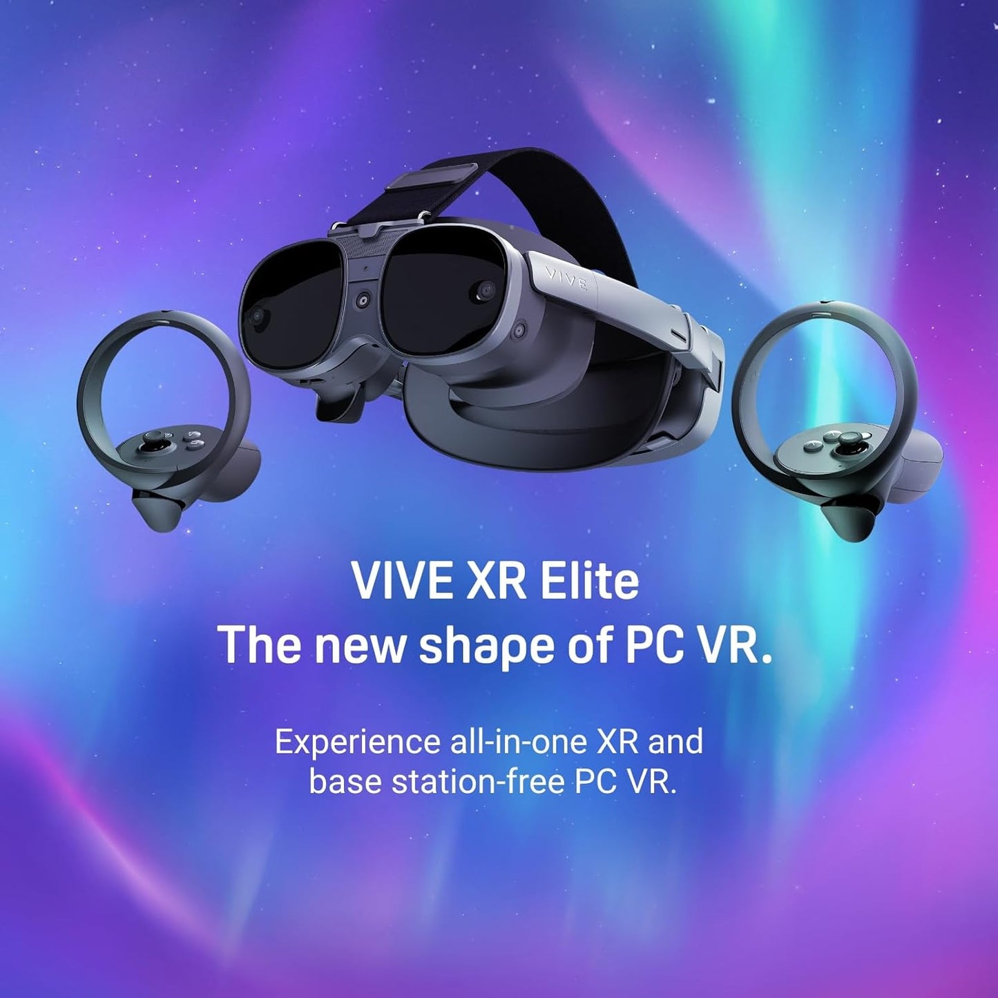 HTC VIVE XR Elite Deluxe Pack Mixed Reality PC VR Headset with Controllers S72042