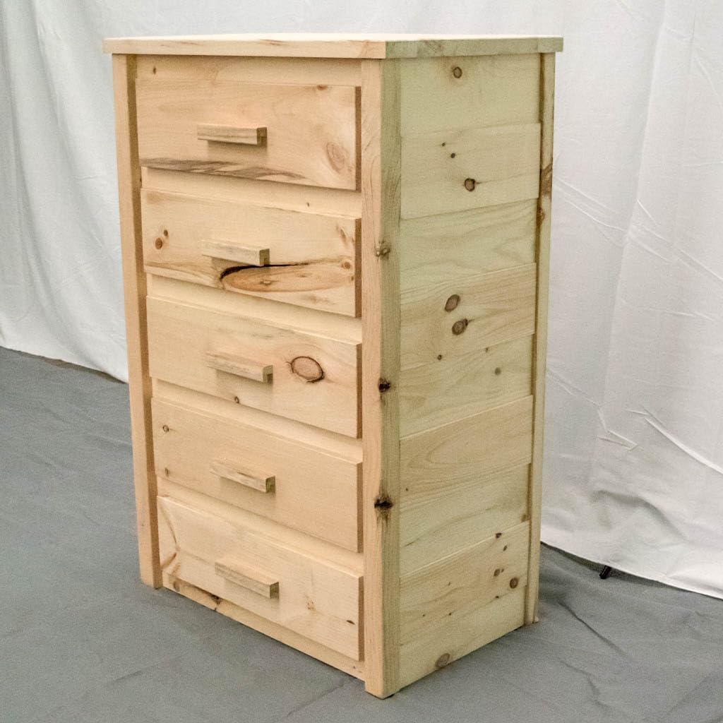 Farmhouse 5 Drawer Dresser Solid Wood Made in USA N30194