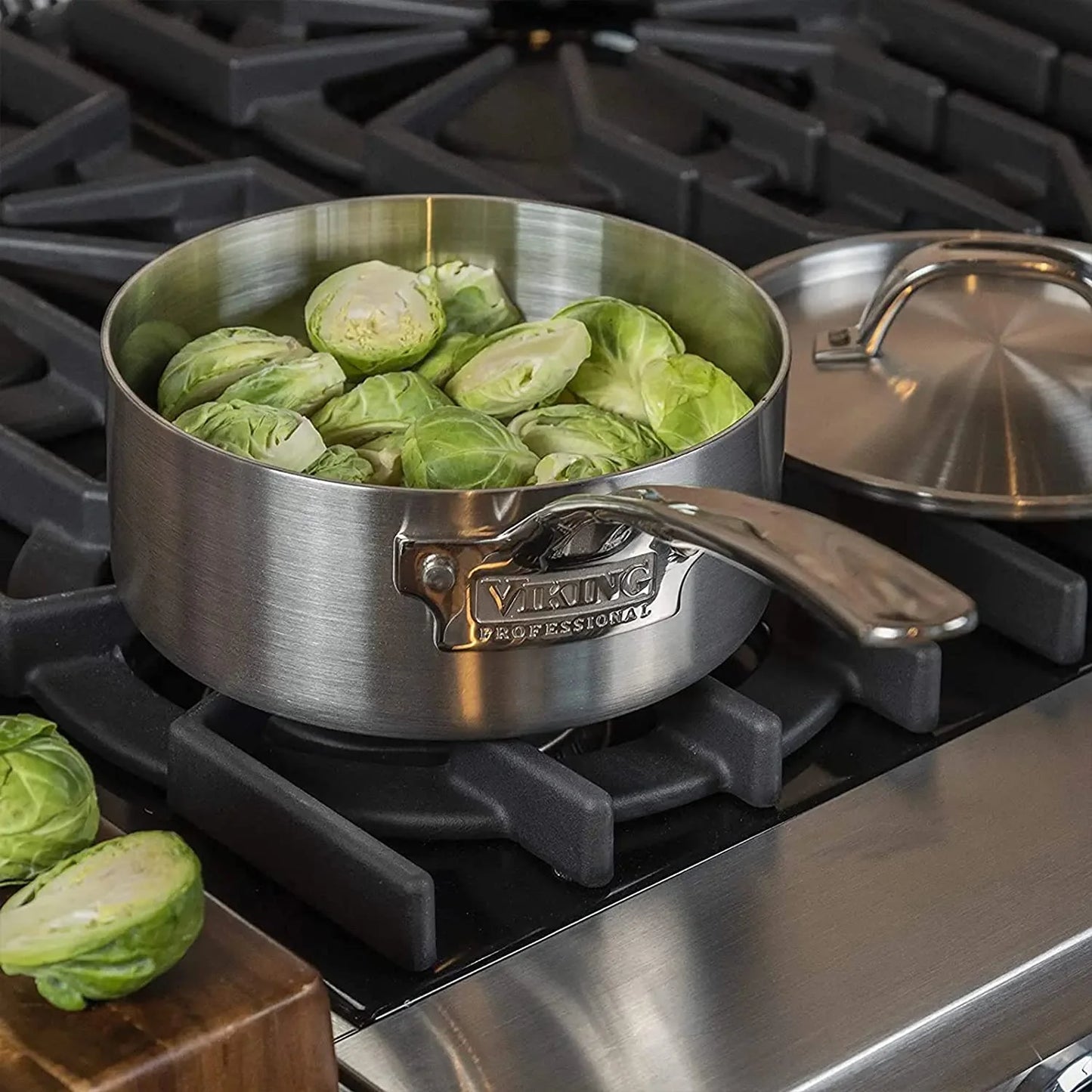 Viking Professional 5-Ply Stainless Steel Cookware Set 10 Piece F443
