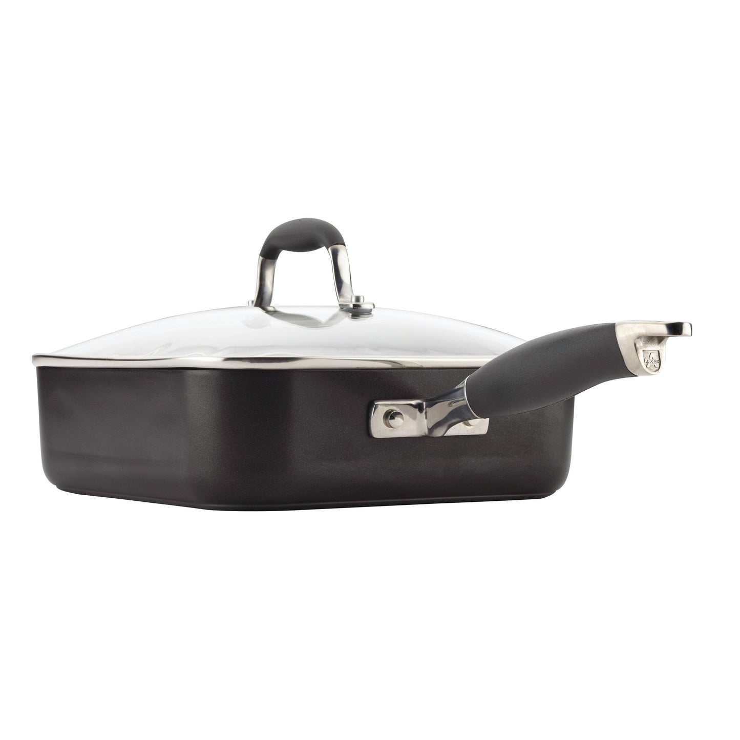 Anolon Advanced Hard-Anodized Nonstick 4-Quart Covered Square Saute P356