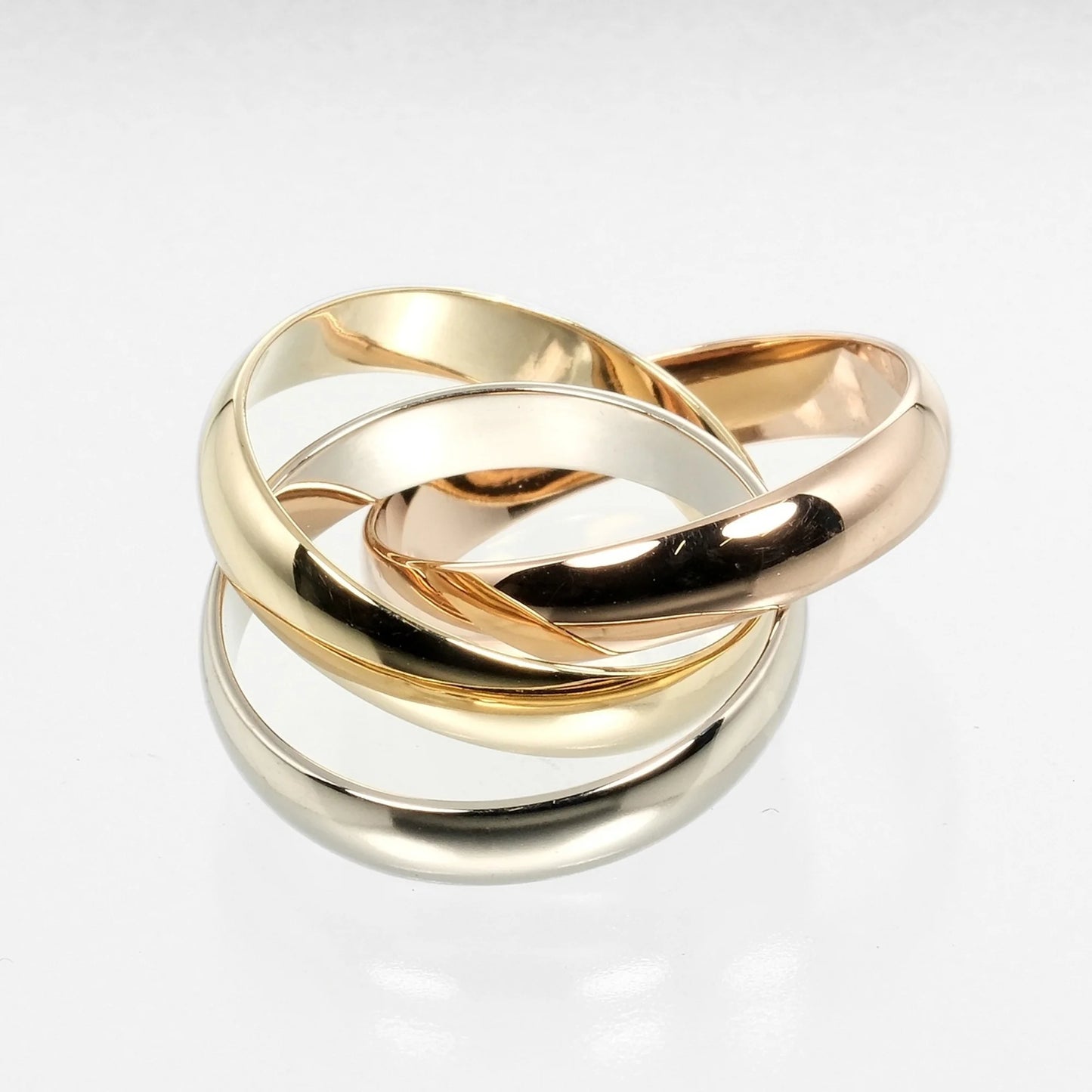 Cartier Trinity Ring K18 Gold YG PG WG A47215