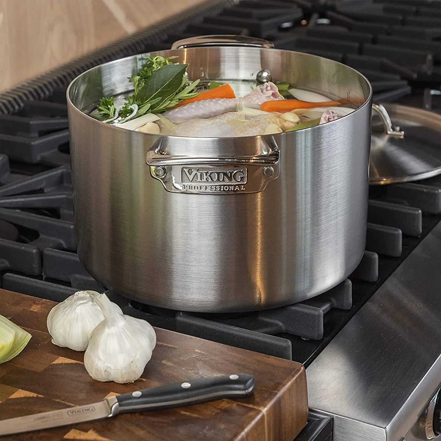 Viking Professional 5-Ply Stainless Steel Cookware Set 10 Piece F443