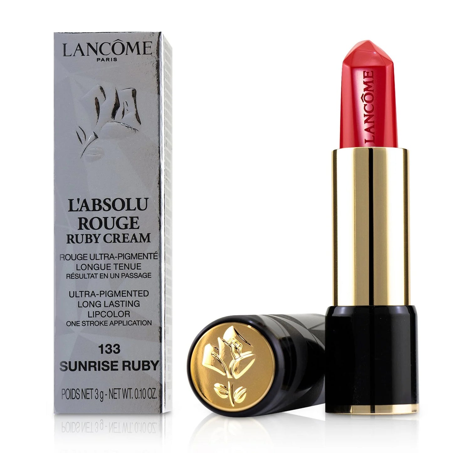 Lancome L'Absolu Rouge Ruby Cream Lipstick - Crimson Flame 3g B232121
