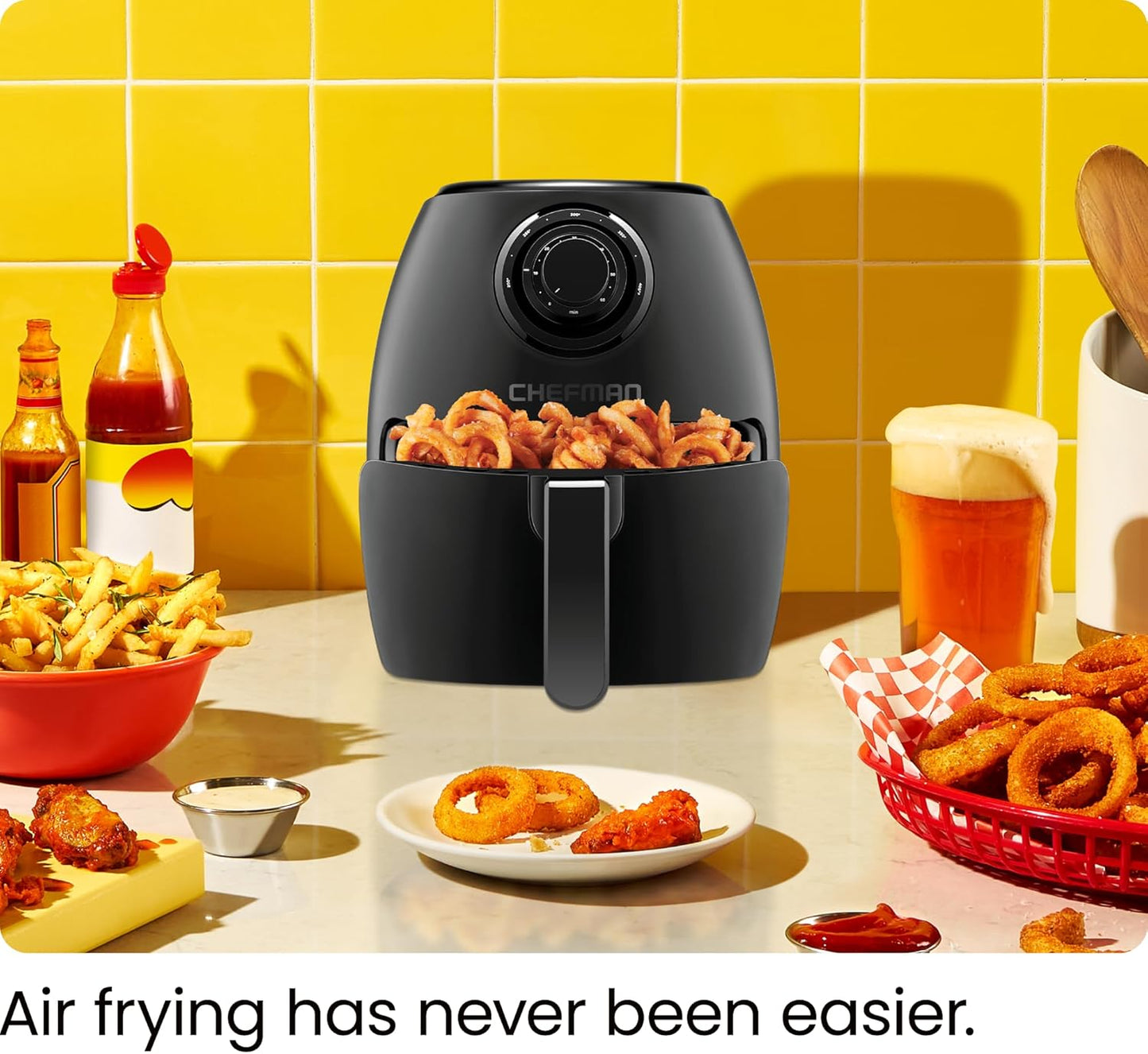 CHEFMAN Air Fryer with Rotisserie and Dehydrator L442959