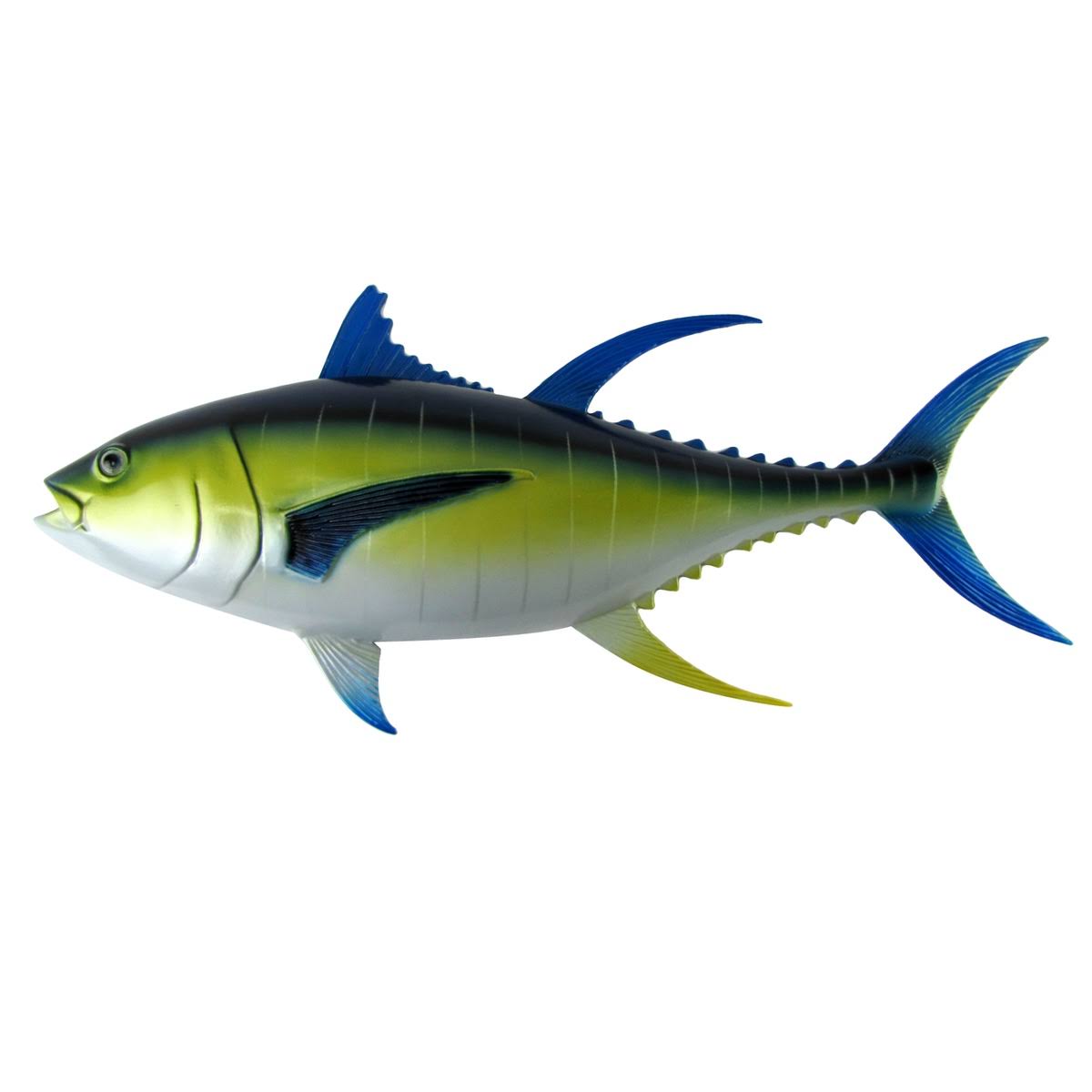 Treasure Gurus 28x22 Bluefin Tuna Saltwater Fish Wall Mount Hand Painted Plaque Trophy Taxidermy