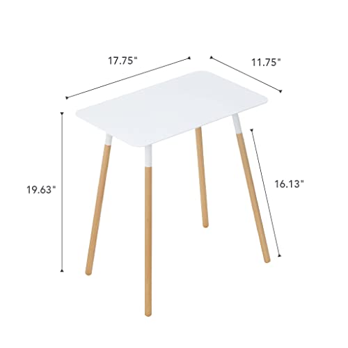 YAMAZAKI home Rectangular Side Table White F694