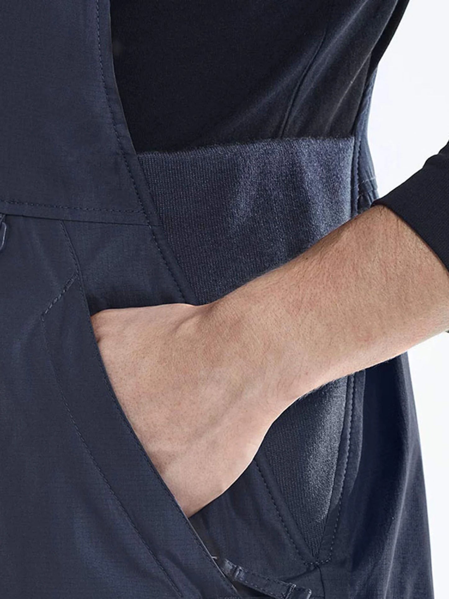 Men's Insulated Waterproof Ski Bib Overalls with Pocket Y52422