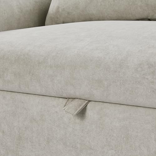 GIA 3 in 1 Convertible Sleeper Sofa Futon Couch with Adjustable Backrest, Gray K696399