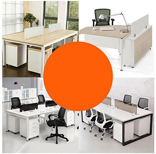 Icegrey Removable Acrylic Desk Divider Privacy Panel with Clips, White, 12x20 E603