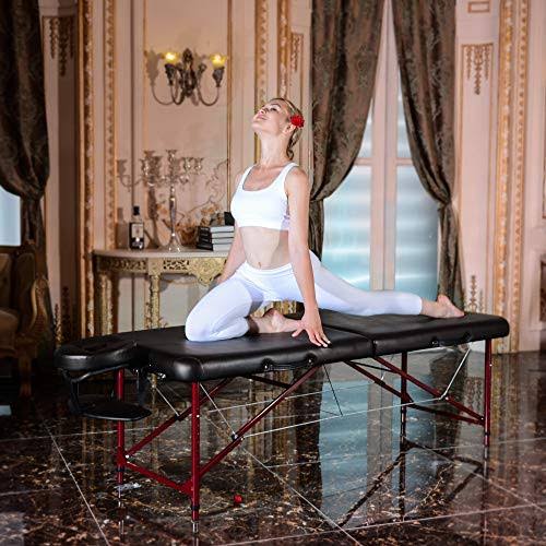 Master Massage Zephyr Lightweight Portable Table, Black D705
