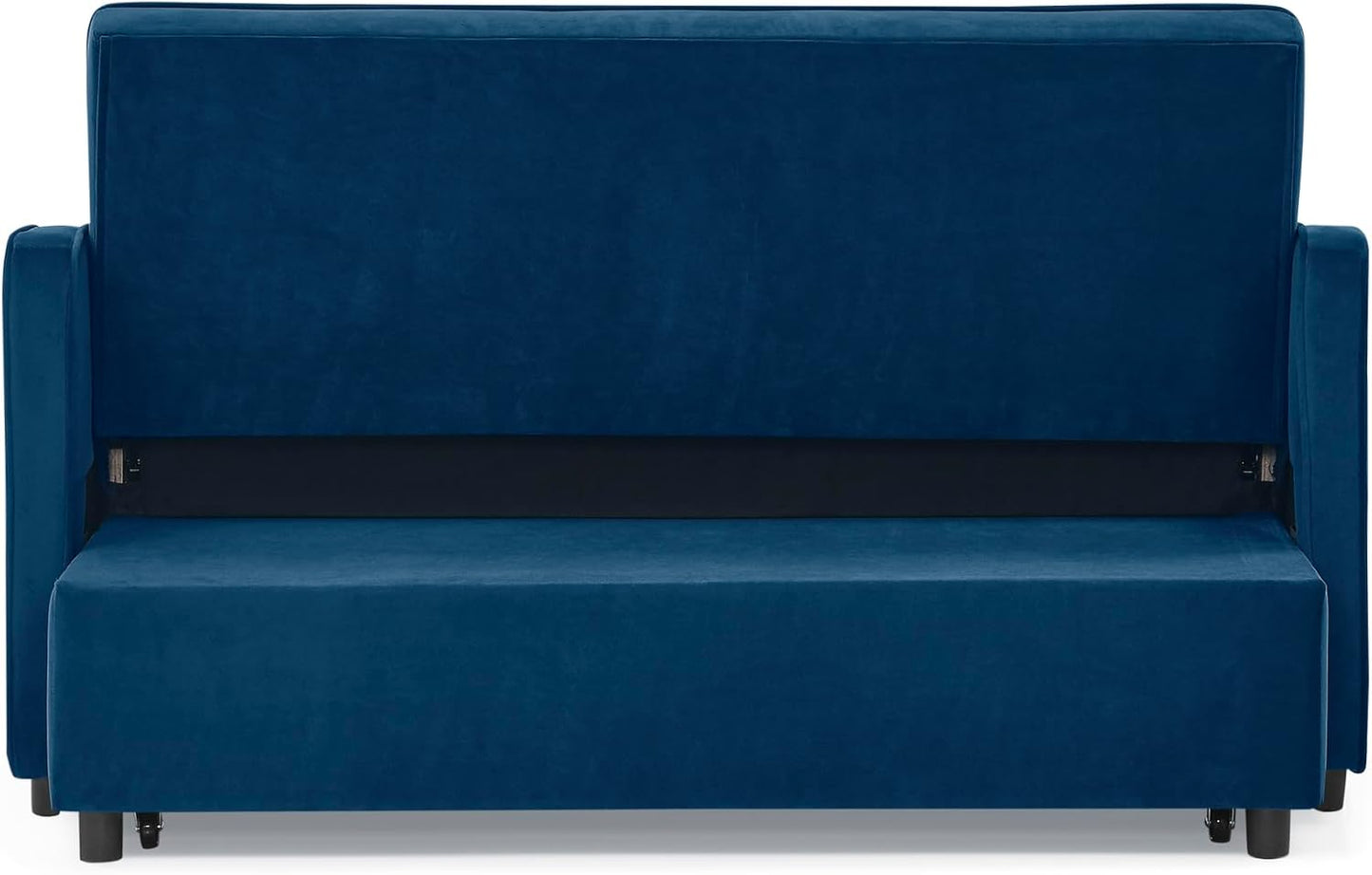 3 in 1 Convertible Sleeper Sofa Couch with Pull Out Bed, Small Futon Loveseat V25033