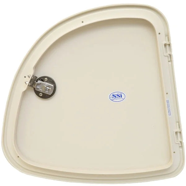 SSI Custom Plastics Boat Deck Hatch Angled Access 19 1/4 x 19 Inch E13549