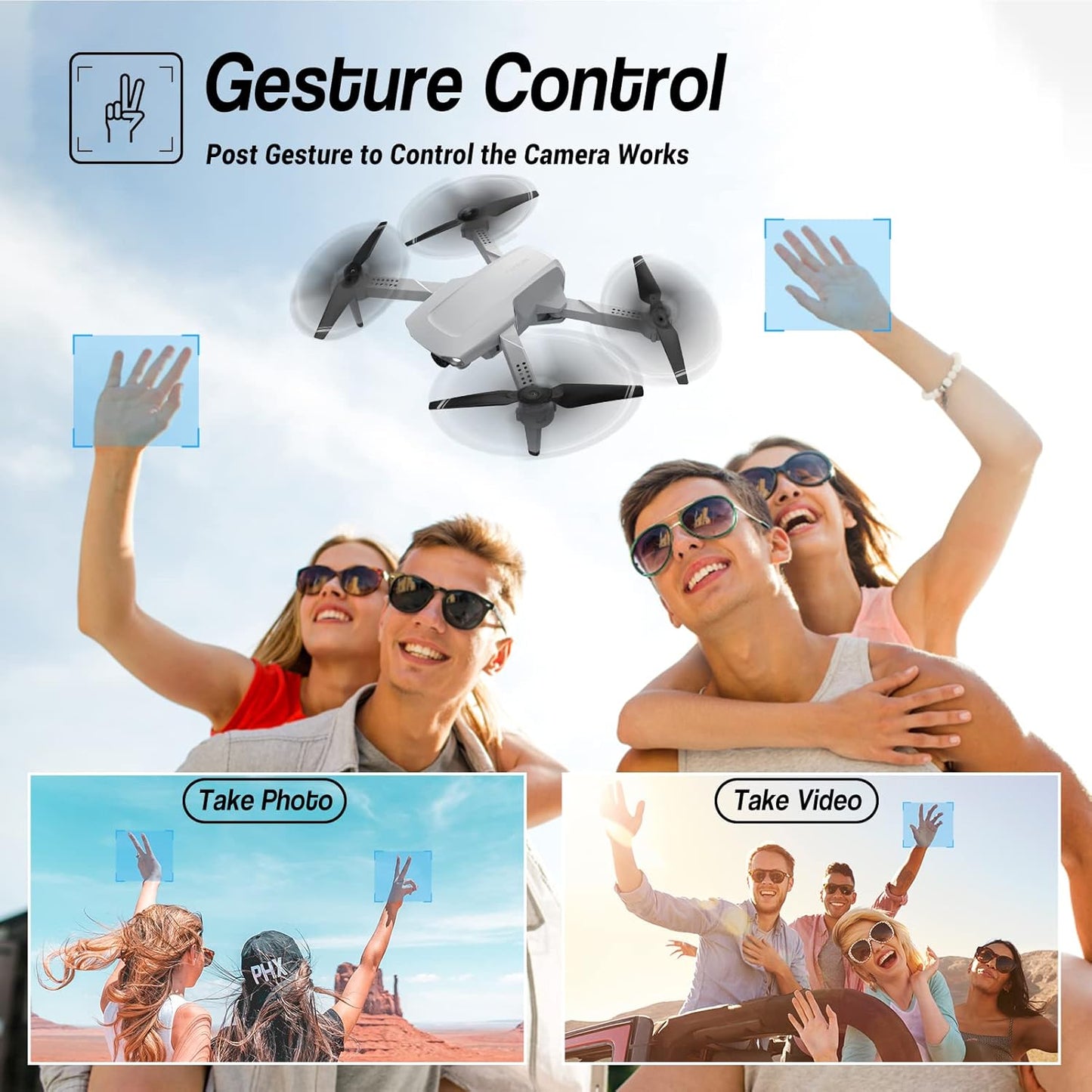 Patikuin S300 HD 1080P FPV Foldable Drone for Adults S9444