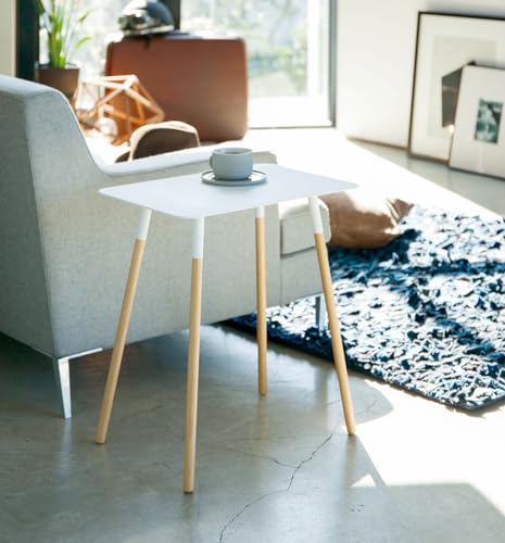 YAMAZAKI home Rectangular Side Table White F694